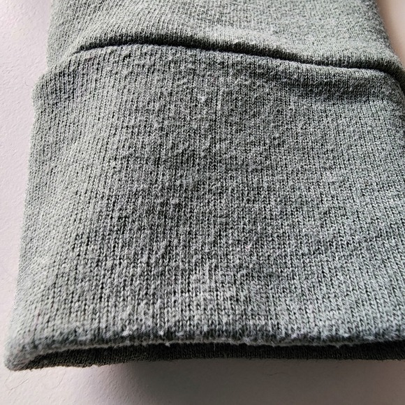 LOLE SIKA Sweatshirt Dress Womens Small Laurel Wreath Heather Green Zip Pilling - Picture 16 of 16